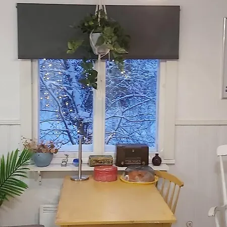 Alpesi faház Maentysaari Luonnonrauhaa Kaupungin Laehellae. *
